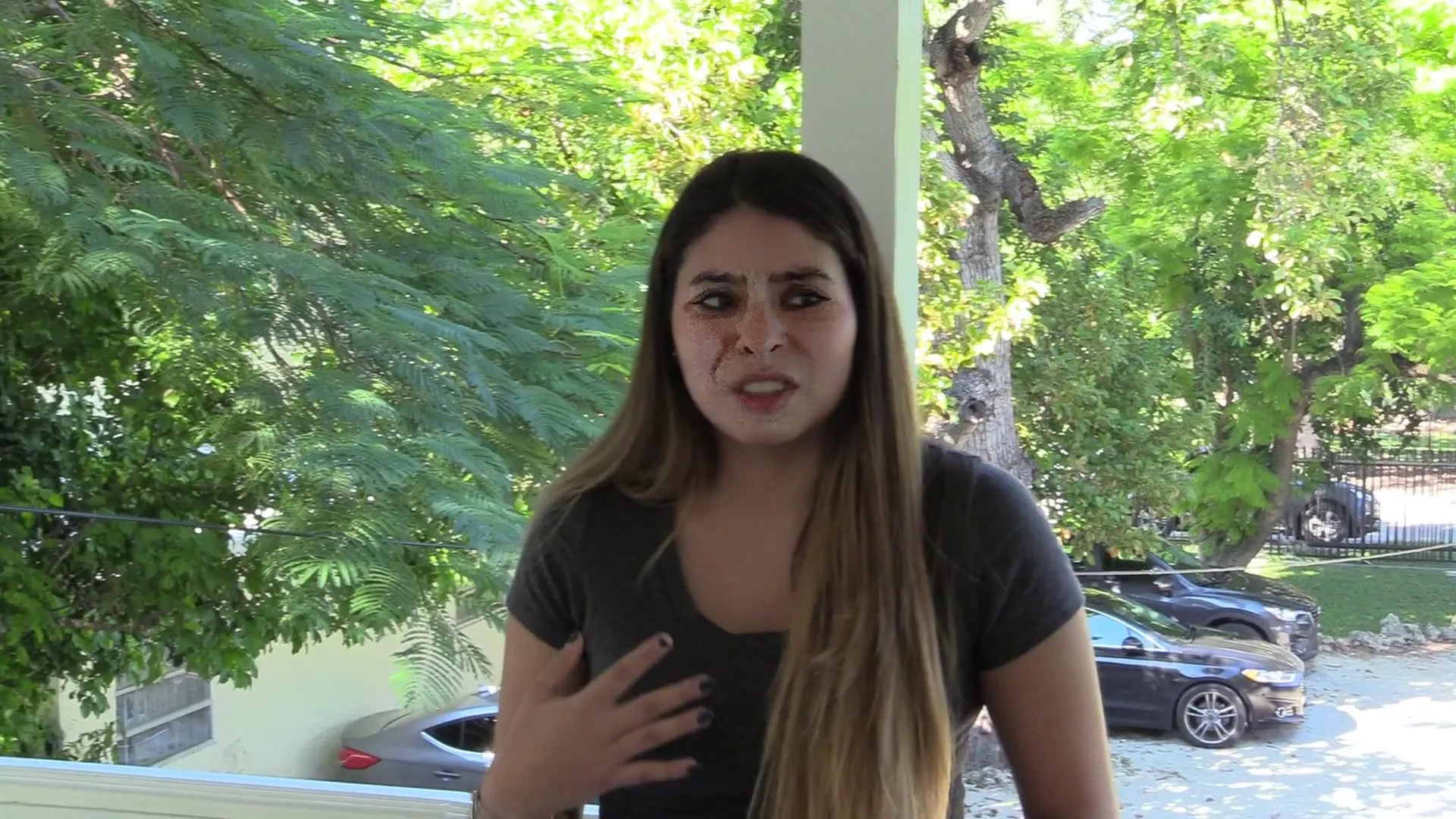 Fake full frame with visible artifacts